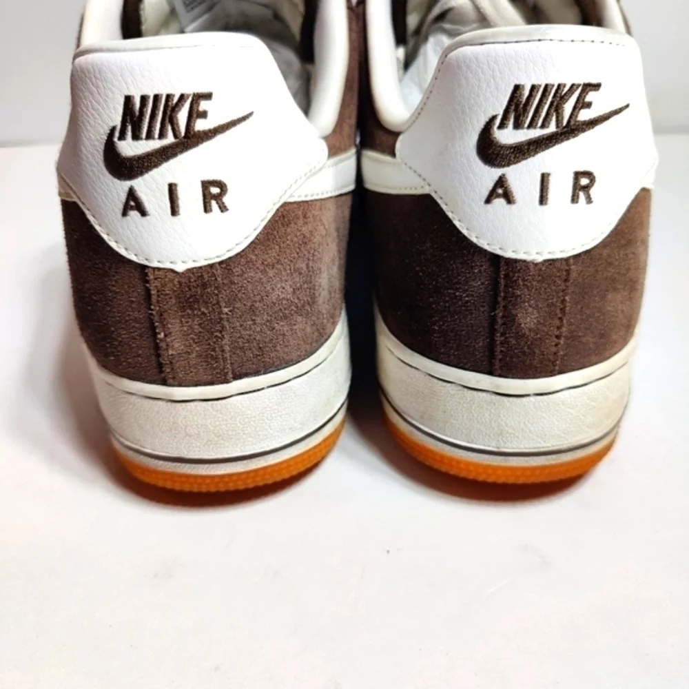 Nike Air Force 1 Baroque Brown White Gum Medium  Sneakers Men's Shoes Size 13
